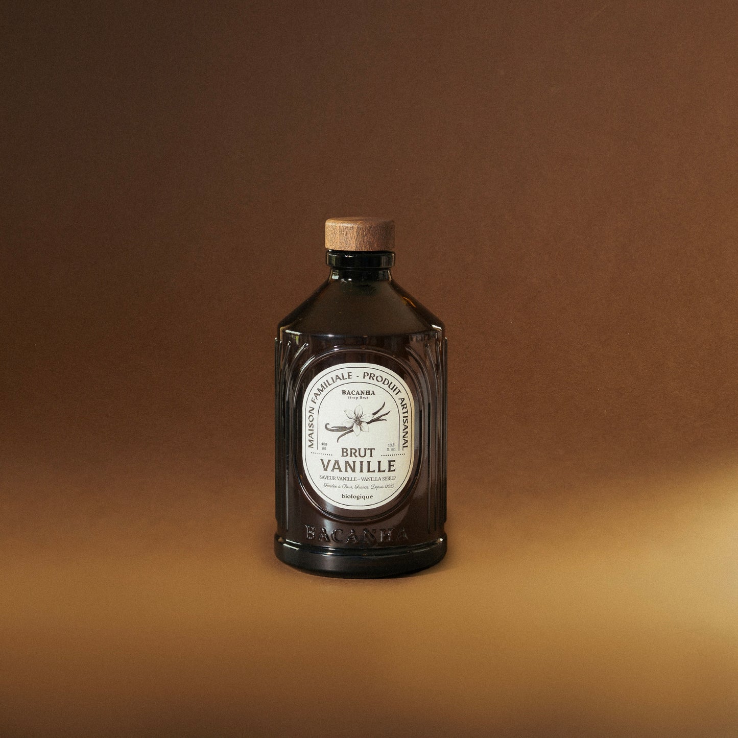Raw Vanilla Syrup - Bacanha - Organic 400 ml