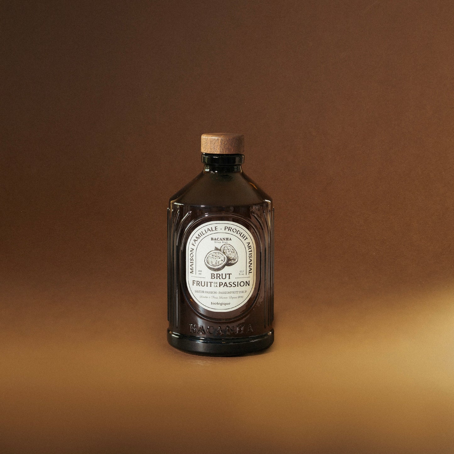Raw Passion Fruit Syrup - Bacanha - Organic 400 ml